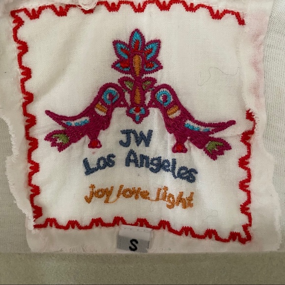 Johnny Was Embroidered Cotton Boho Jacket w/Belt - Picture 3 of 6